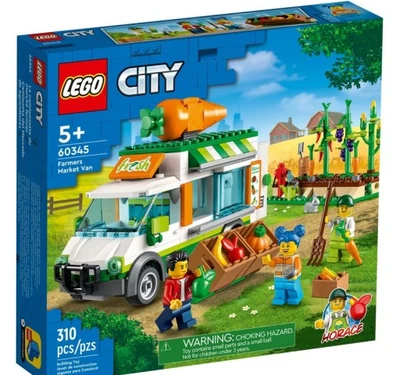 LEGO City 60345 Kisteherautó a zöldséges piacon