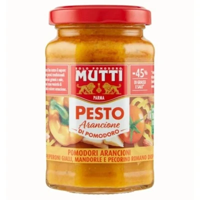 12 db-os Mutti pesto szett narancs paradicsomból 180g