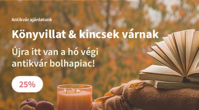 Hó végi antikvár piac (-25%)