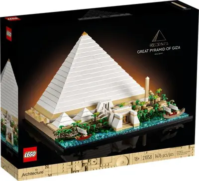 LEGO Architecture 21058 Kheopsz piramis dobozsérült