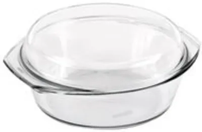 KAVALIERGLASS Kerek tepsi 2,5 l + fedél 1,25 sütőedény