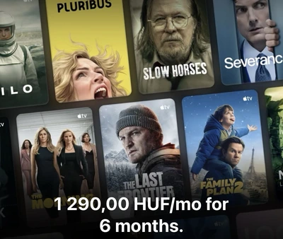 Apple TV 6 hónapig fél áron, /hó