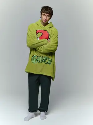 Köntös kapucnival Grinch (187HH-71X)