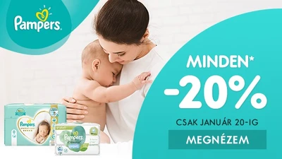 Pampers termékek hete - 20% kedvezmény