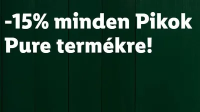 -15% minden Pikok Pure termékre!