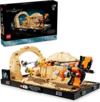LEGO Star Wars 75380 Dioráma: Versenyautók a Mos Espa-ban
