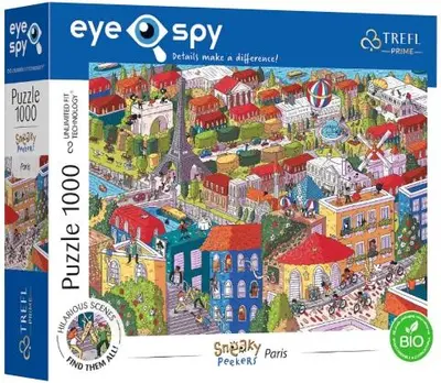 Trefl Puzzle Eye-Spy Sneaky Peekers, Párizs 1000 darabos