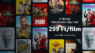 Minden film kikölcsözés most 299 Ft az Amazon Prime Videón