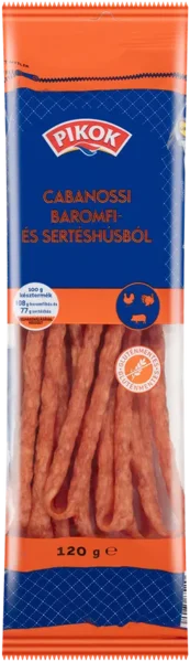 Pikok Cabanossi kolbász, 120 g