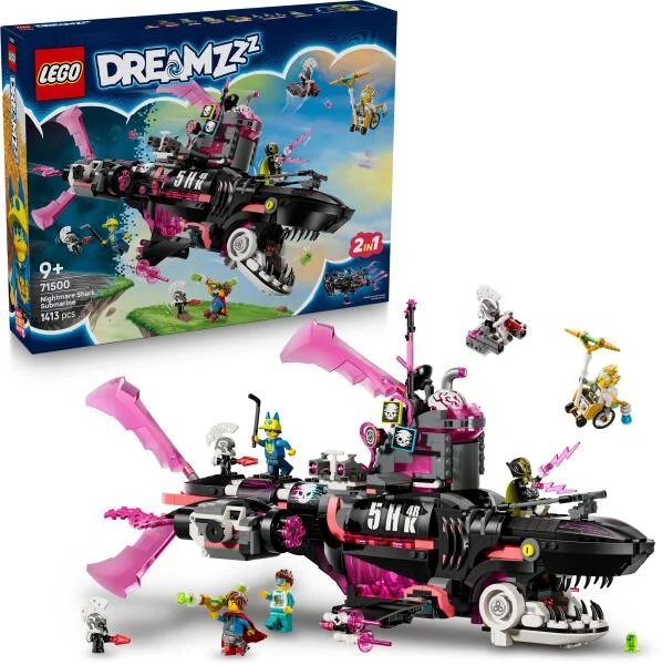 LEGO DREAMZzz 71500 Rémálom cápa-tengeralattjáró
