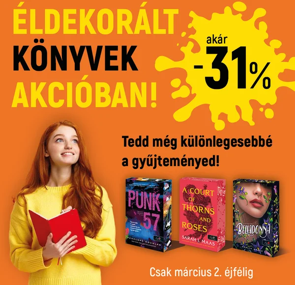 Éldekorált könyvek akcióban - akár 31%