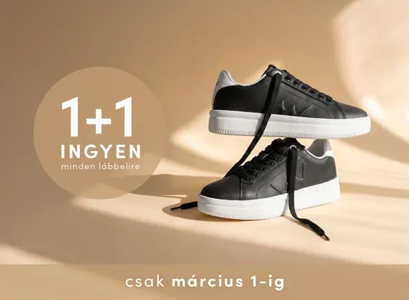1+1 akció cipőkre