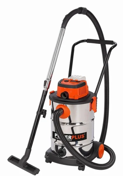 POWERPLUS POWDP6050 Akkus száraz/nedves porszívó, 20 V, 30 l (akku nélkül) ipari porszívó