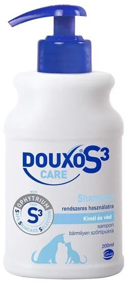 DOUXO S3 Care sampon kutyák és macskák számára 200ml