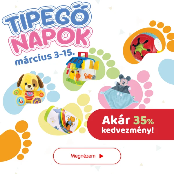 Tipegő napok - akár 35% kedvezmény babajátékokra