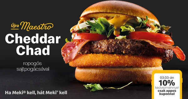 Maestro Cheddar Chad 10% kedvezménnyel