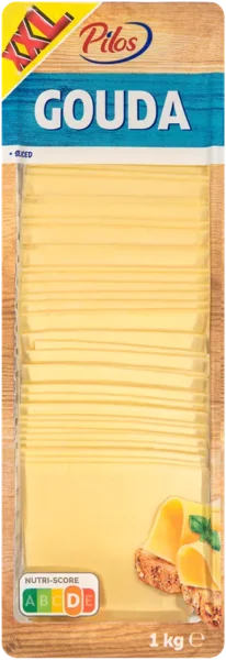 Pilos Szeletelt gouda sajt, 1 kg
