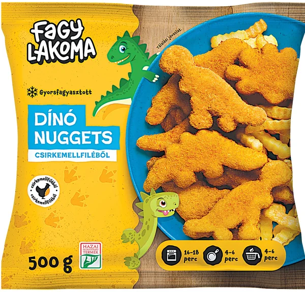 Fagylakoma dínó nuggets, 500 g