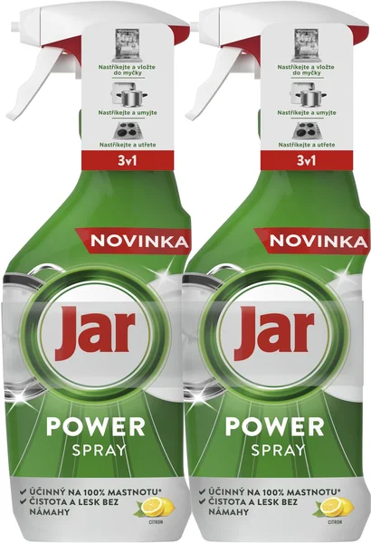 JAR Power Spray 3in1 2 × 500 ml mosogatószer