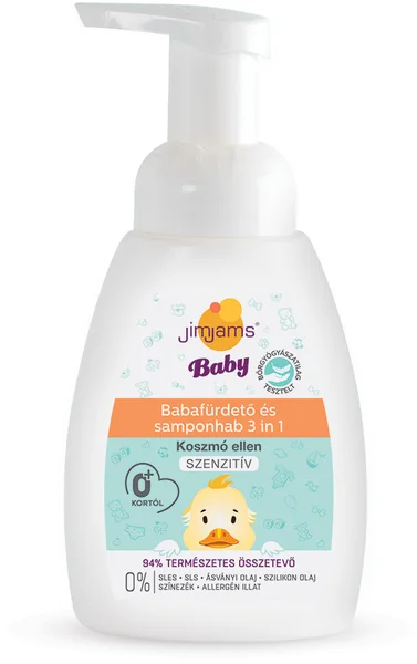 JimJams Baby Babafürdető és samponhab 3in1 250ml