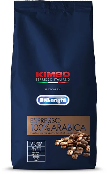De'Longhi Kimbo Arabica, szemes, 1000 g kávé