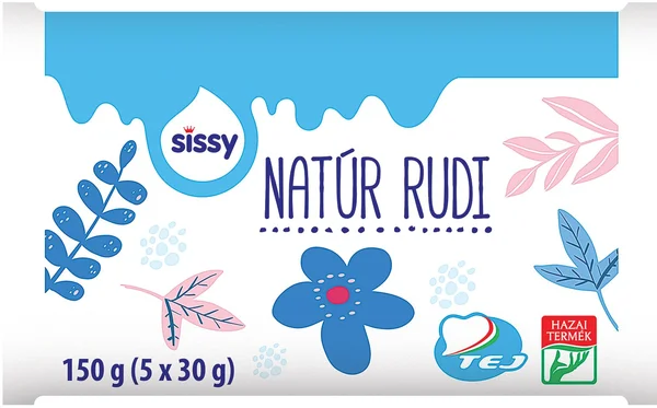 Sissy rudi natúr multipack, 150 g