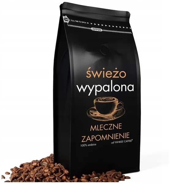 Tejes szemes kávé 1kg ARABICA FRISSEN PÖRKÖLT Crema Tejes feledés