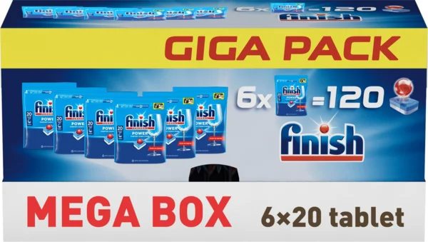 FINISH Power All-in-1, 120 db mosogatógép tabletta (AlzaPlus+)