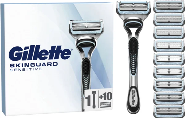 GILLETTE SkinGuard + 10 darab fej borotva (AlzaPlus+)