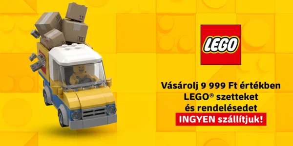 Ingyenes szállítás 9999 Ft feletti LEGO vásárlásnál