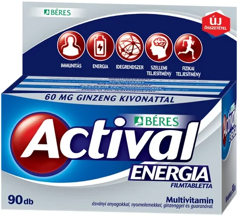 Akciós Béres actival energia guarana ginzeng tabletta 90x (közeli lejárat!)
