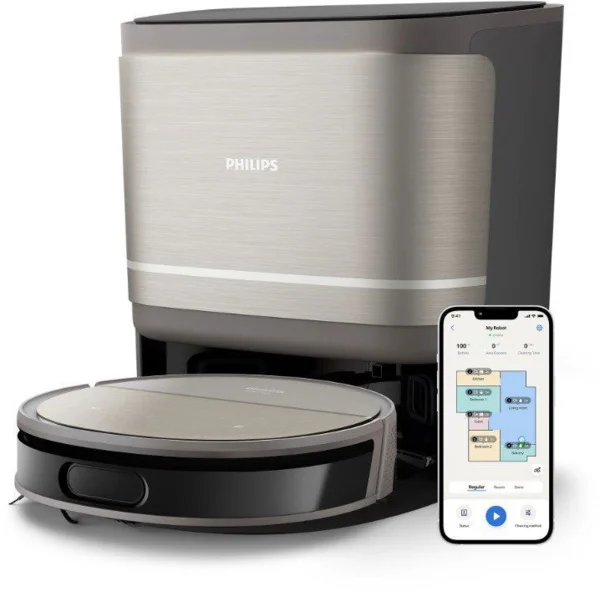 Philips HomeRun 9000 Series Aqua XU9100/10 robotporszívó felmosóval