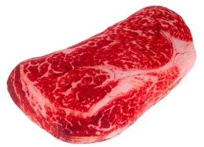 TIAKI steak kutyajáték, H 16 x Sz 10 x M 6 cm
