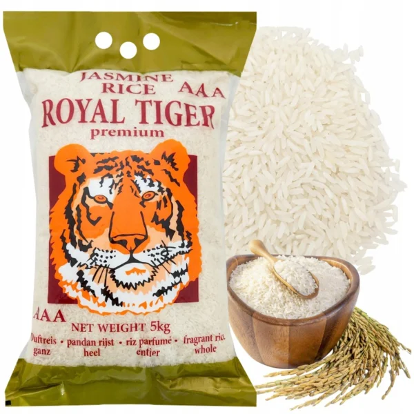 PRÉMIUM jázmin rizs 5kg ROYAL TIGER pandan Kambodzsa AROMA