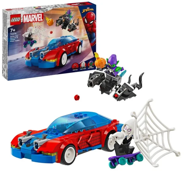 LEGO® Marvel - Pókember versenyautó & Venomizált Zöld Manó (76279)