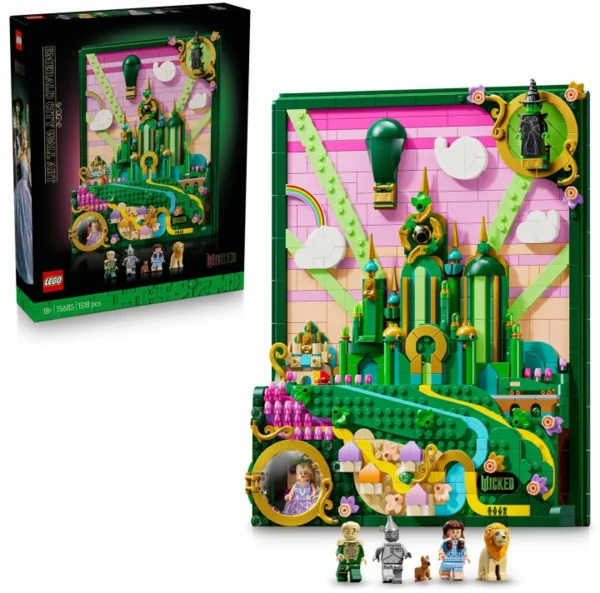 LEGO Wicked 75685 Emerald City fali dekoráció