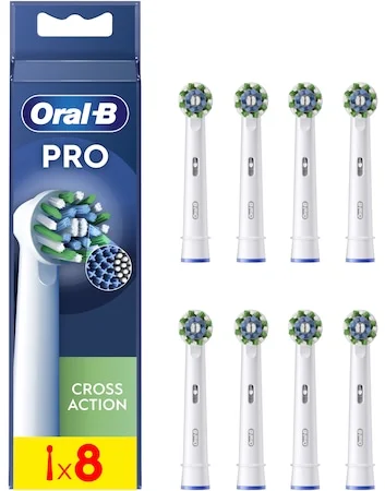Oral-B Pro Cross Action elektromos fogkefe fej, 8 db