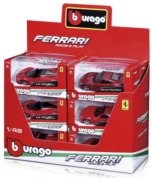 Bburago Ferrari versenyautó 1:43 - többféle