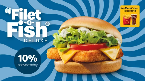 10% kedvezmény Filet-O-Fish® Deluxe -re