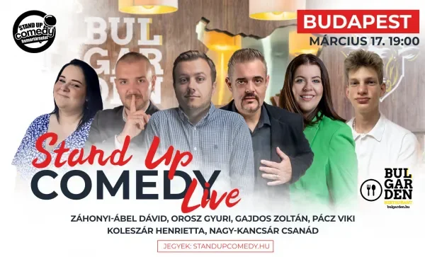 20% kedvezmény a Stand Up Comedy Humotársulat előadásaira