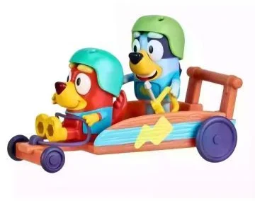 Bluey: Gokart készlet 2 db figurával