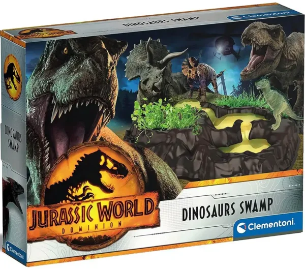 Jurassic World 3: Mocsári dinoszauruszok játékszett Clementoni