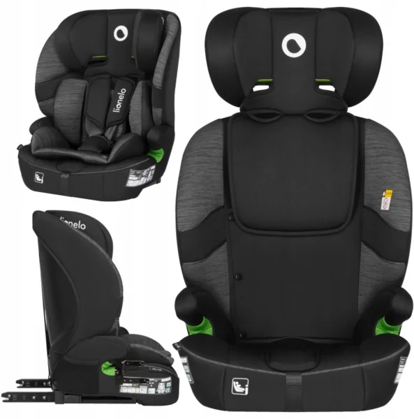 Lionelo autósülés Billy I-size 2026 Fekete Szürke (LO-BILLY I-SIZE BLACK GREY)