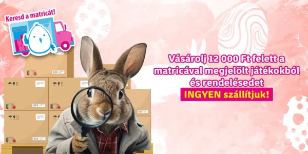Matricával megjelölt játékok 12 ezer Ft felett ingyen szállítással