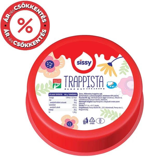 Sissy trappista sajt, 1 kg