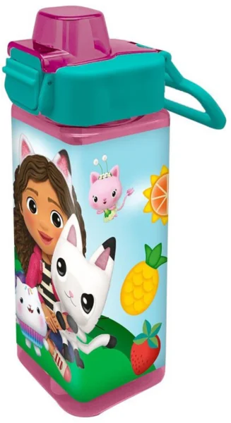 Gabi babaháza Smoothie Land square műanyag szívószálas kulacs 500 ml (EWA00073GD)