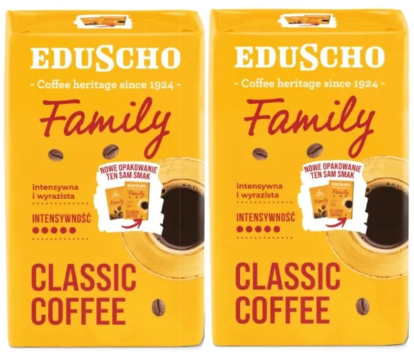Eduscho Family Tchibo őrölt kávé szett 500g x2