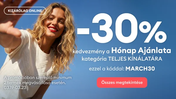 -30% a megjelöltekre