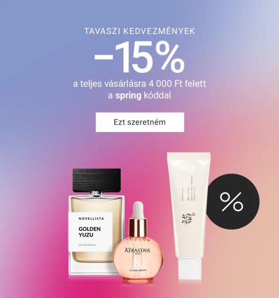 Tavaszi kedvezménye (-15%) 4 ezer felett
