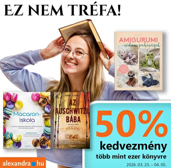 50% akció - Alexandra Online Könyvesbolt‎